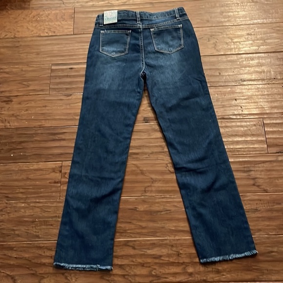 Vigoss Girl’s Distressed Straight Leg Jeans Size 14 - Picture 6 of 7